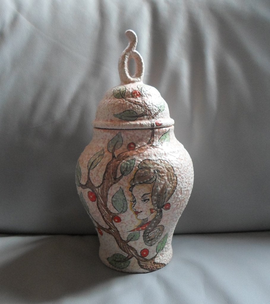 Fifties Vaas H. Bequet Quaregnon, Ophalen