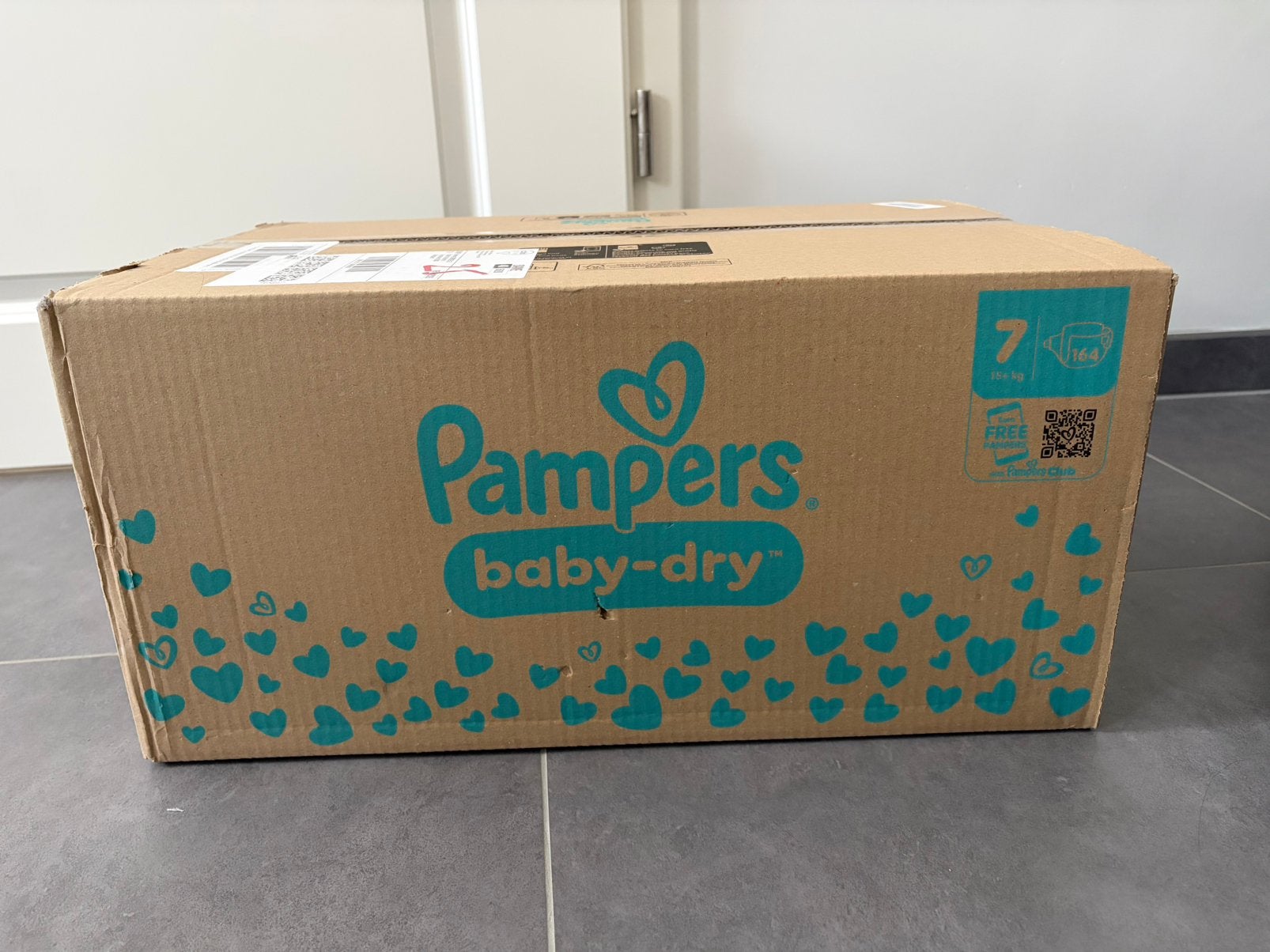 Pampers, Enlèvement, Neuf