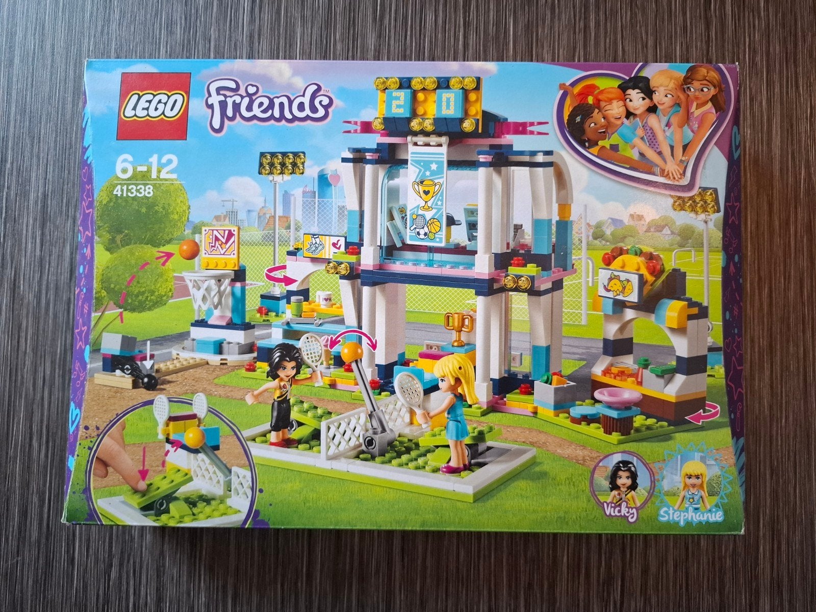 LEGO Friends 41338 – Stephanie's Sports Arena – 100% complee, Ophalen, Compleet, Lego, Friends