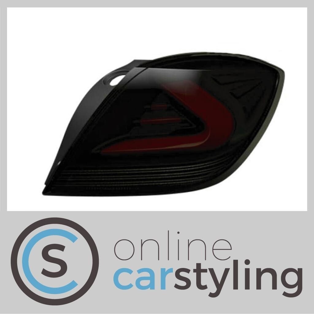LED Achterlichten Opel Astra H GTC Zwart Lightbar Design, Auto-onderdelen, -, -, Opel, Nieuw