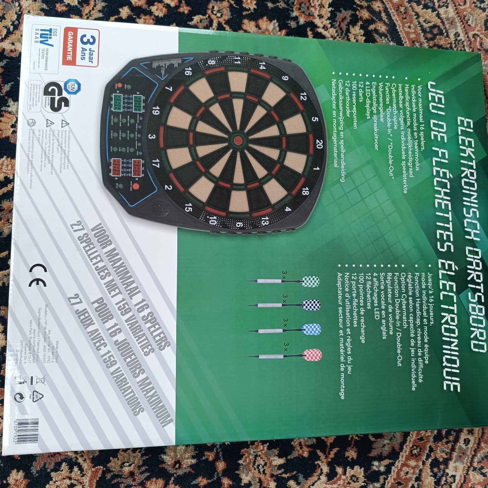 Darts spel, Ophalen