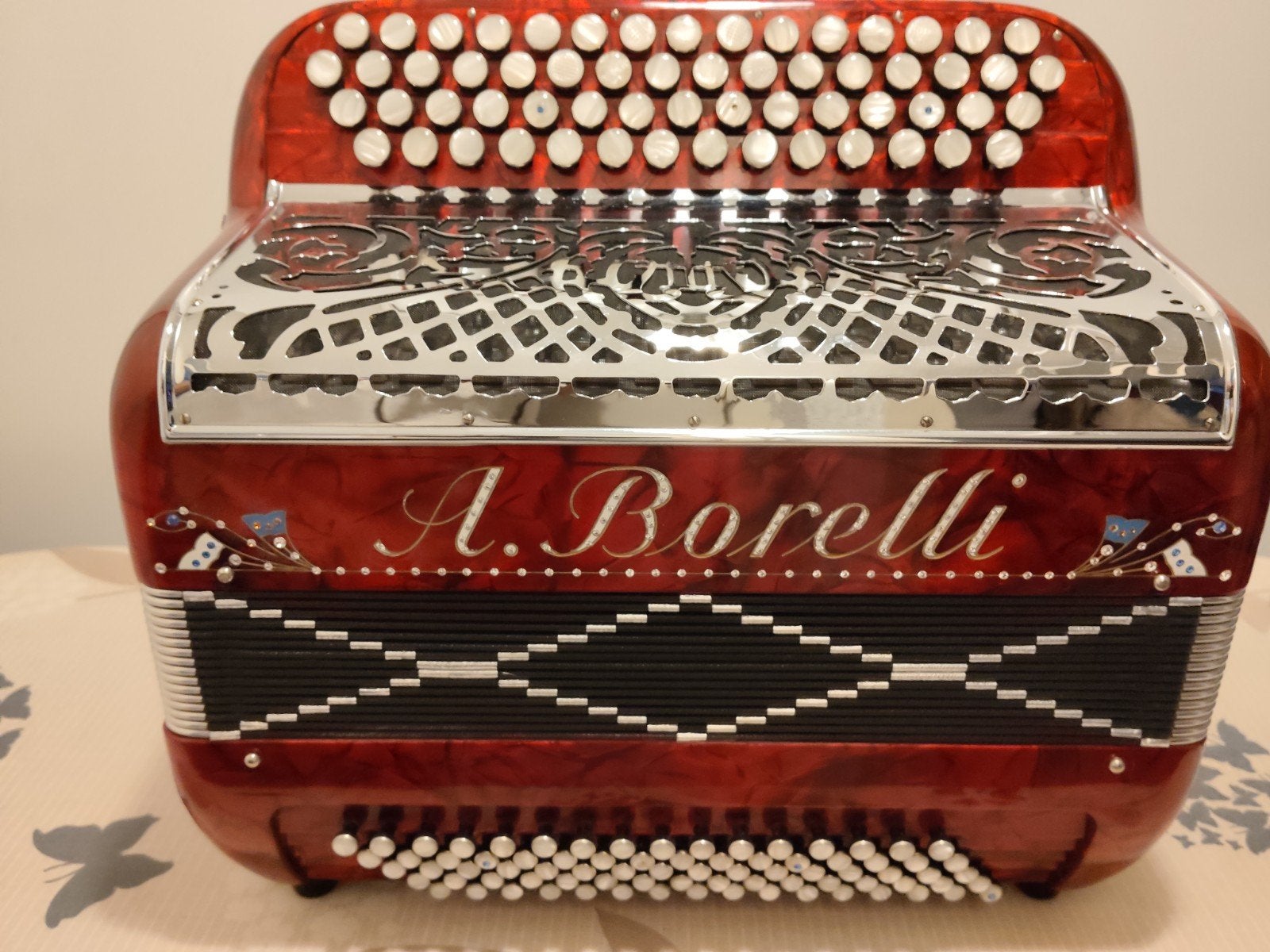 BOUTON ITALIEN B GRIFF 6 KG ÉTAT NEUF, Musique & Instruments, Accordéons, Enlèvement