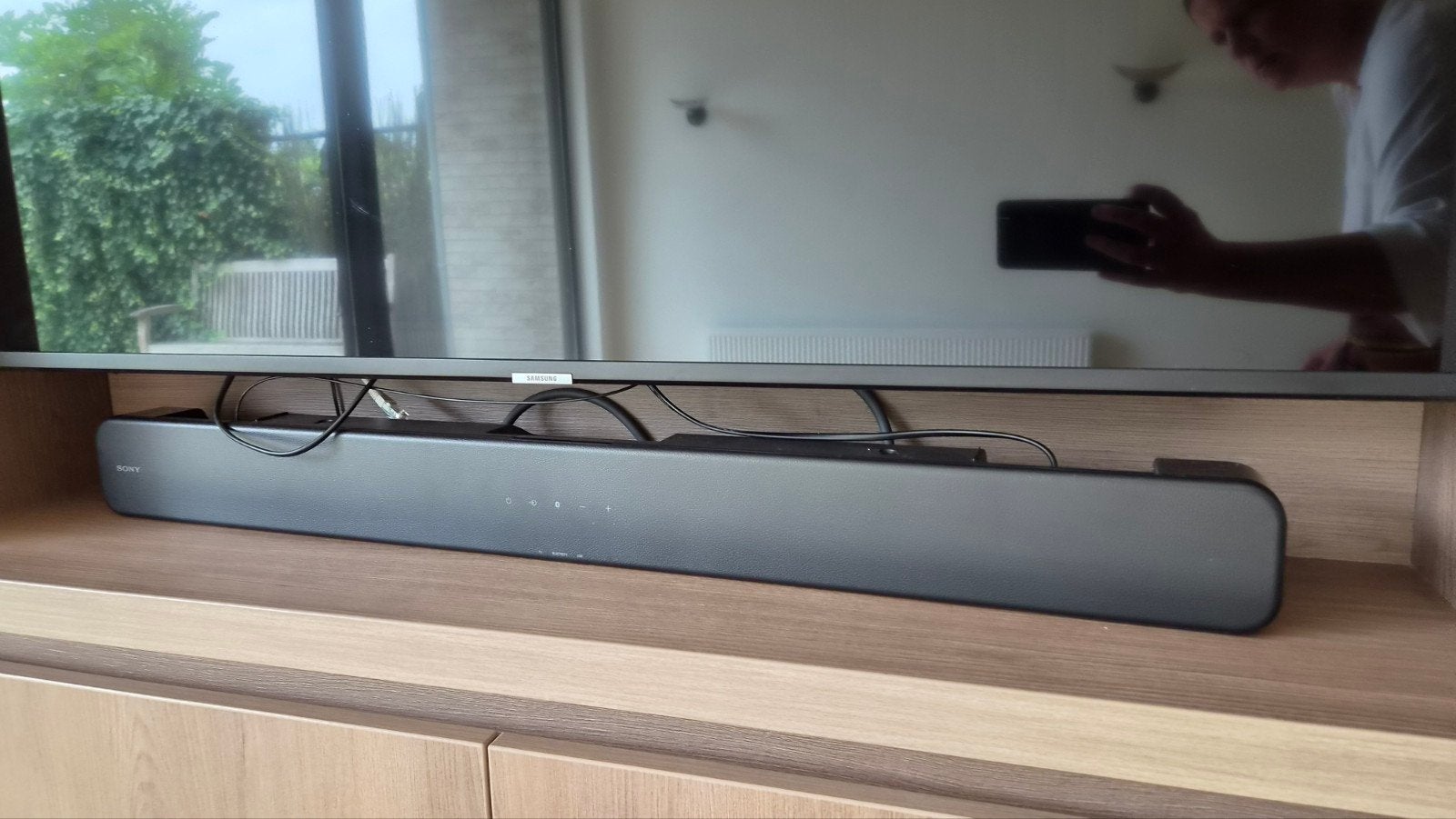 samsung smart tv 48inch met sony soundbar, Enlèvement, Samsung, Smart TV