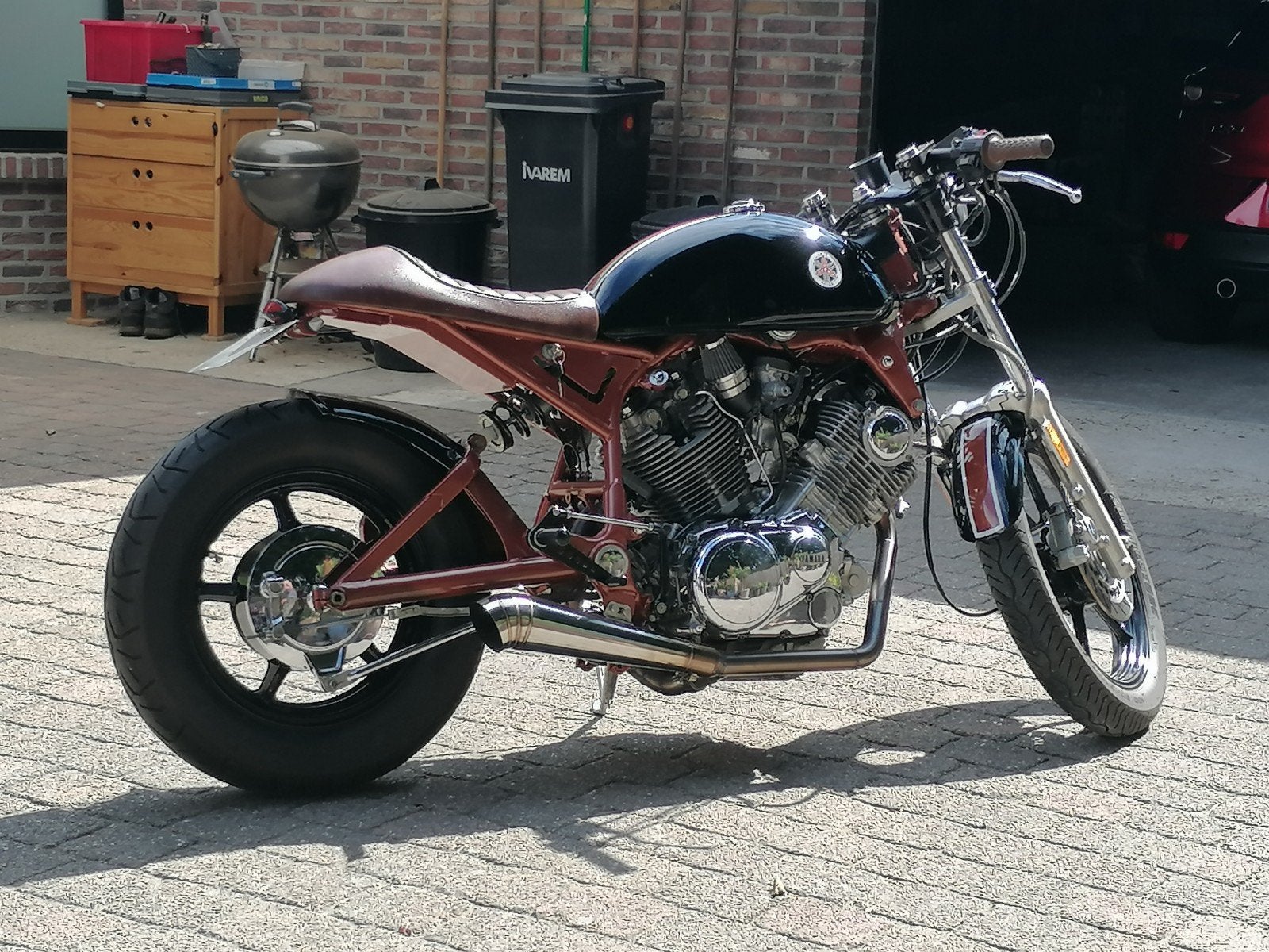 Café racer Yamaha, Motoren, 750 cc, 2 cilinders, Occasion, Particulier