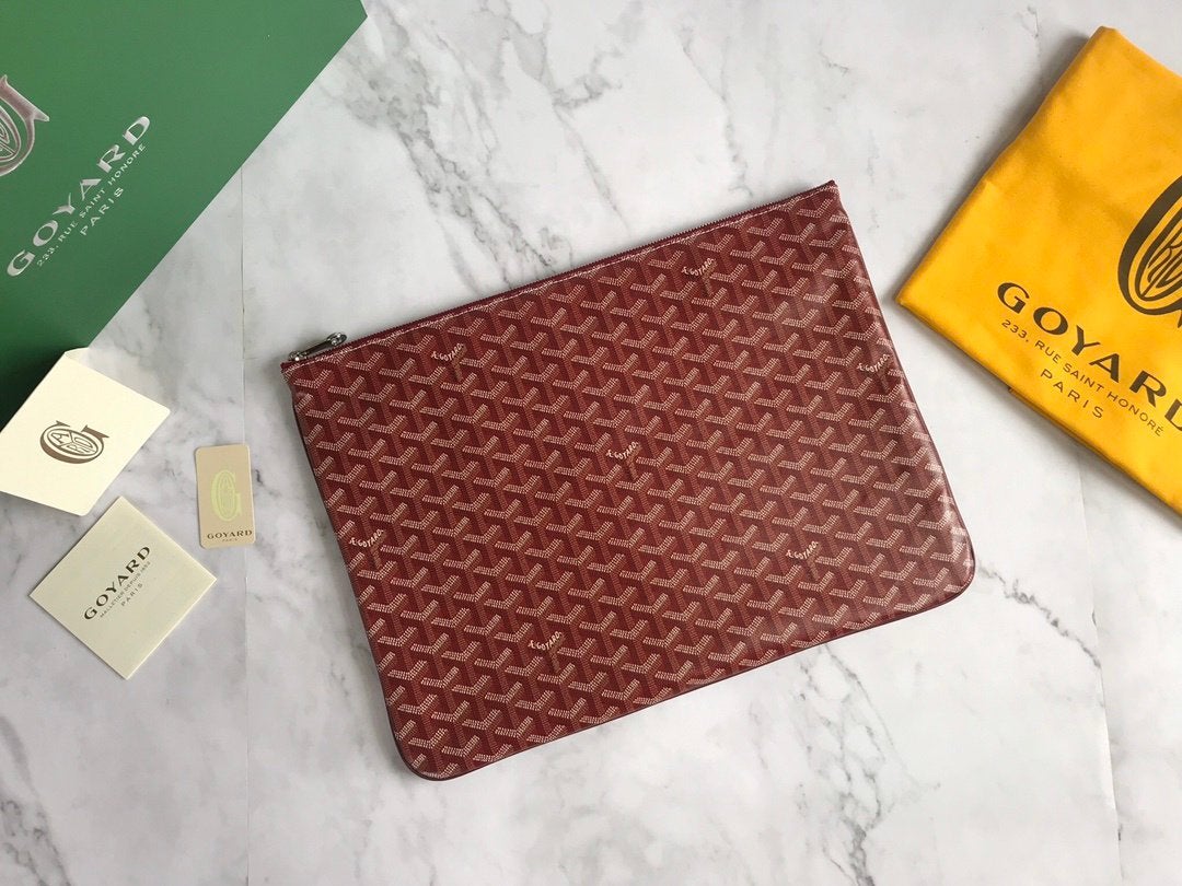 Pochette Goyard Senate M, Enlèvement ou Envoi, Neuf, Rouge