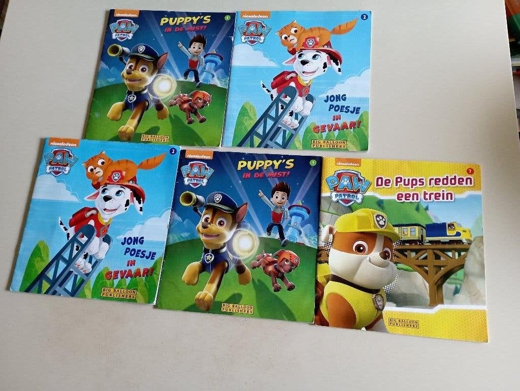 7 boekjes van PAW PATROL, Boeken, Ophalen of Verzenden, Zo goed als nieuw, Voorleesboek