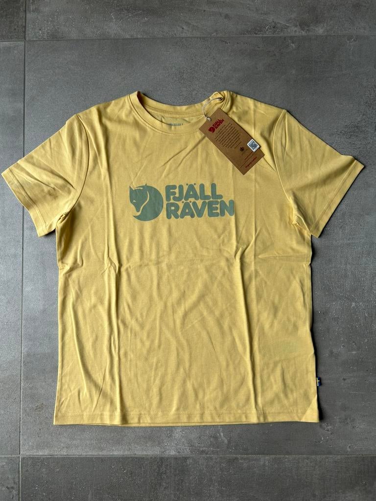 Fjällräven - Gele T-shirt. Maat S. Nieuw, Neuf, Taille 36 (S), Autres types, Jaune