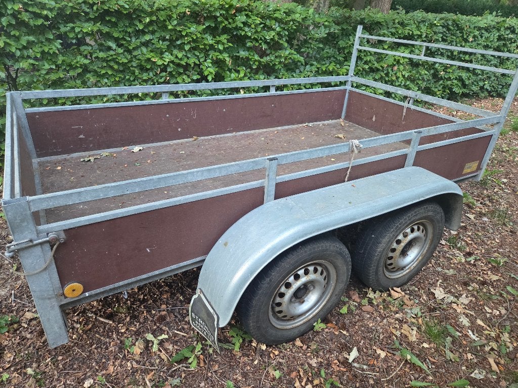 Aanhangwagen dubbel as 750Kg ongeremd STROBBE, Enlèvement, Utilisé