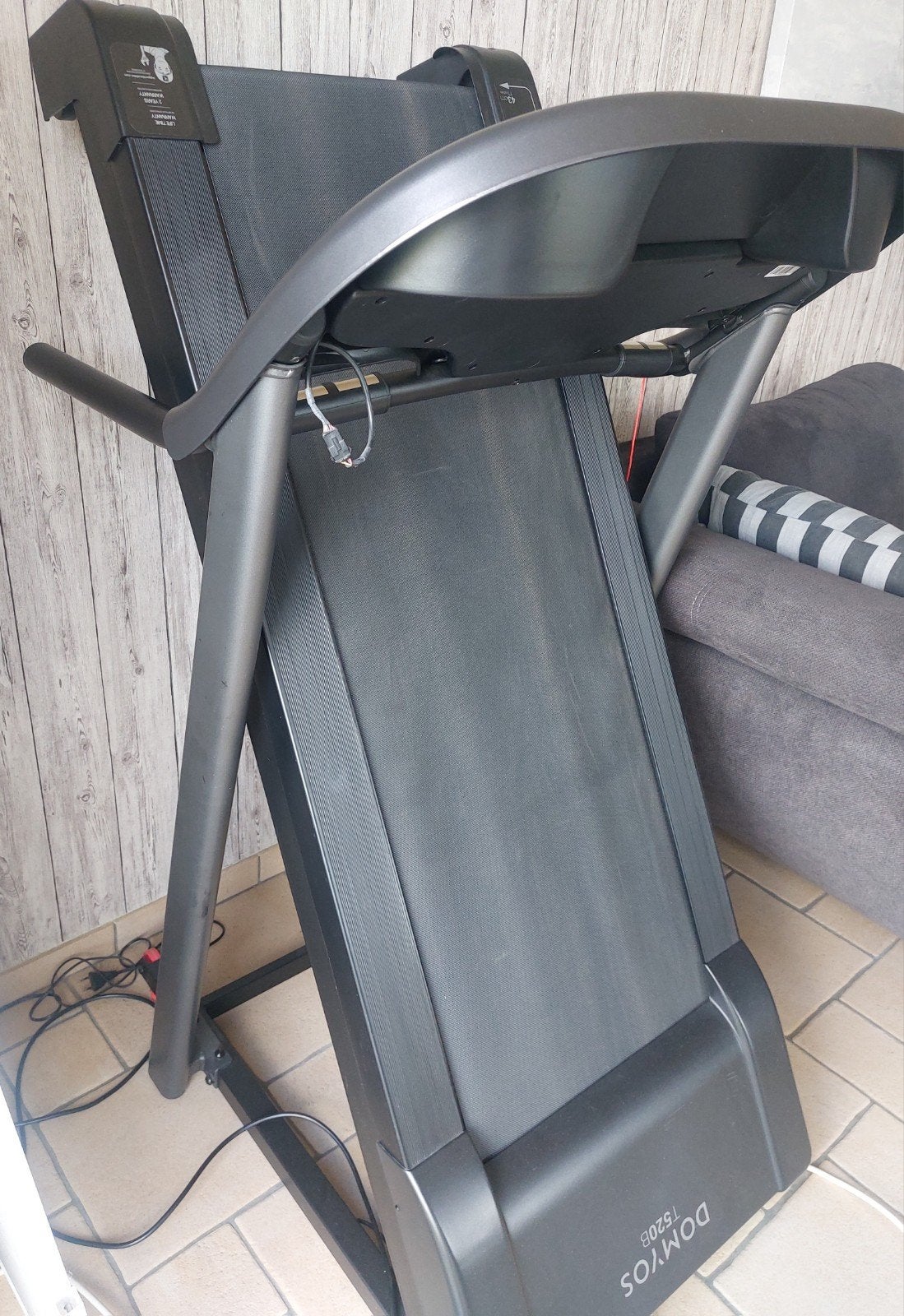 Loopband domyos T520B elektrisch met helling, Ophalen, Gebruikt, Loopband