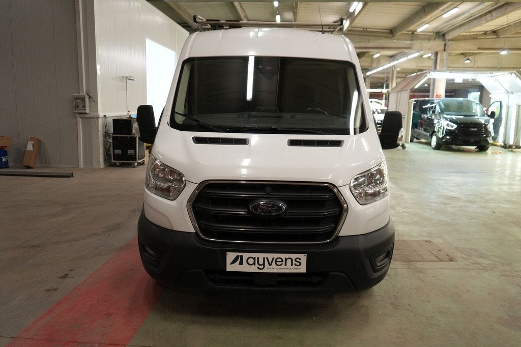 (2BAW952) FORD TRANSIT 2T 350L FOU LWB HR DSL, Voorwielaandrijving, Stof, Gebruikt, Euro 6