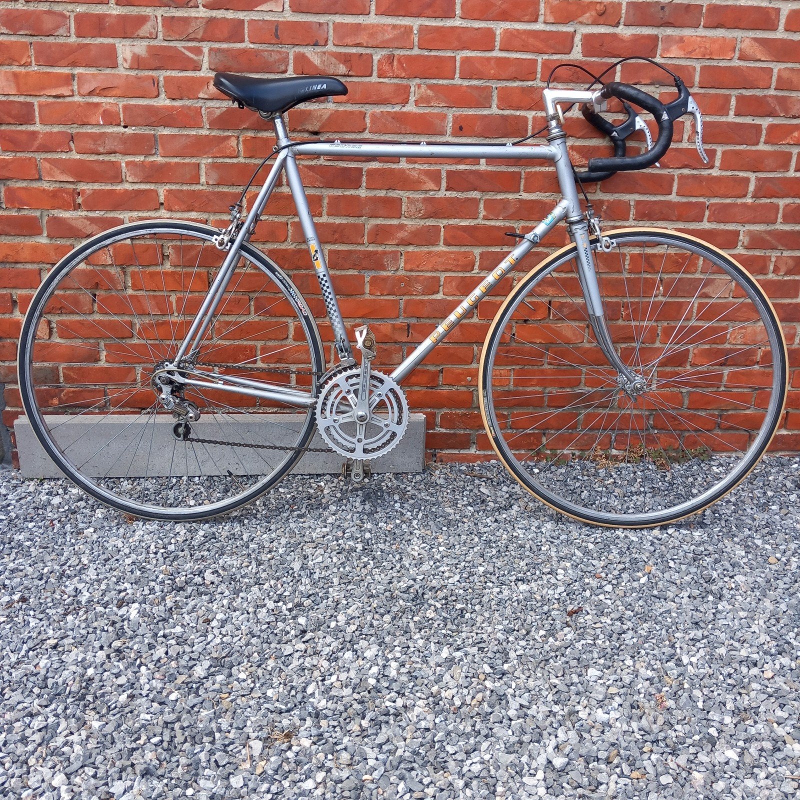 retro peugeot fiets, Fietsen en Brommers, 28 inch, Gebruikt, 53 tot 57 cm, Ophalen