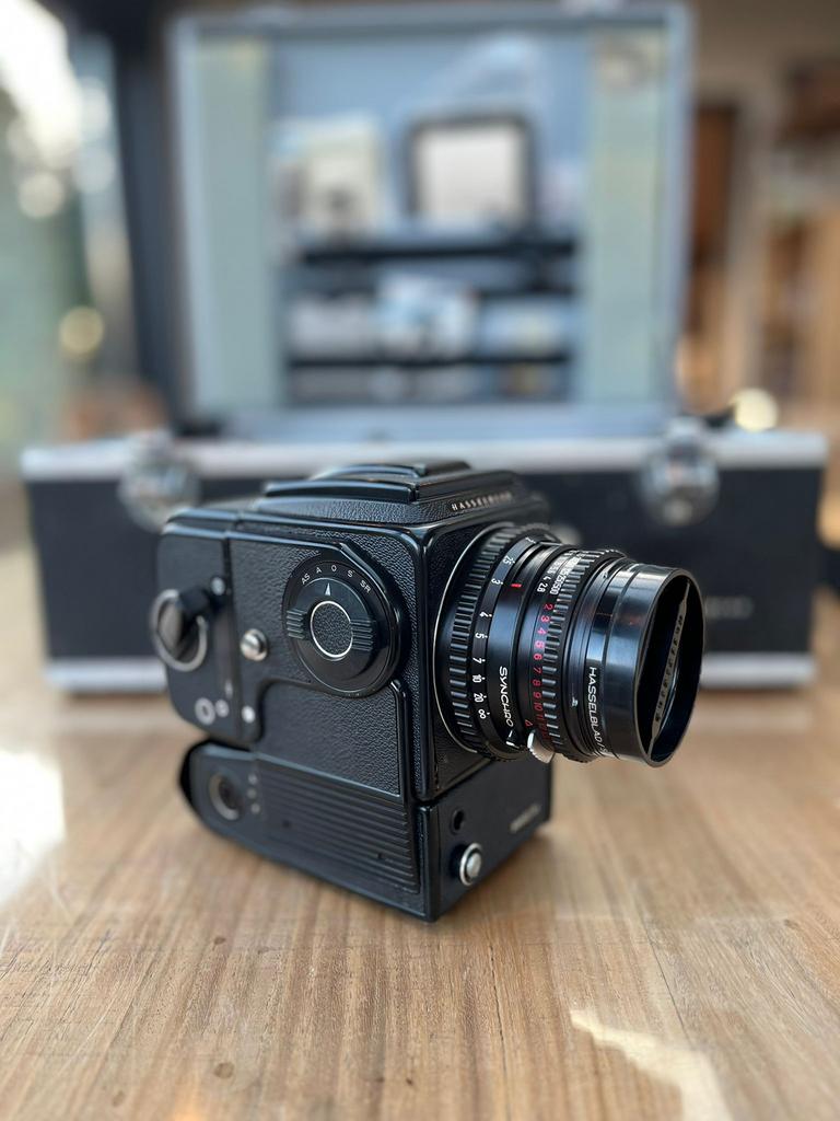 Hasselblad 500 el/m, TV, Hi-fi & Vidéo, Appareils photo analogiques, Enlèvement ou Envoi, Utilisé, Autres Marques