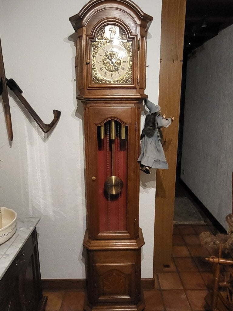 antieke staande klok, Antiek en Kunst, Ophalen