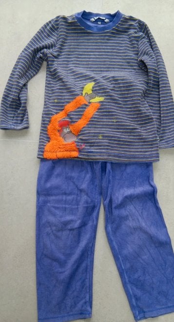 Pyjama woody 128, Kinderen en Baby's, Nacht- of Onderkleding, Ophalen of Verzenden, Zo goed als nieuw, Jongen