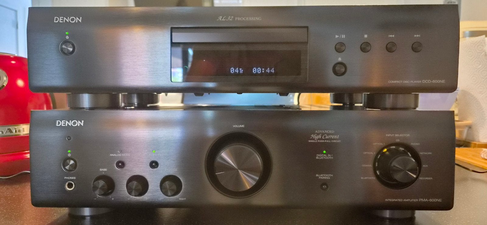 Kit amplificateur DENON + lecteur CD, TV, Hi-fi & Vidéo, Denon, 60 à 120 watts, Comme neuf, Enlèvement