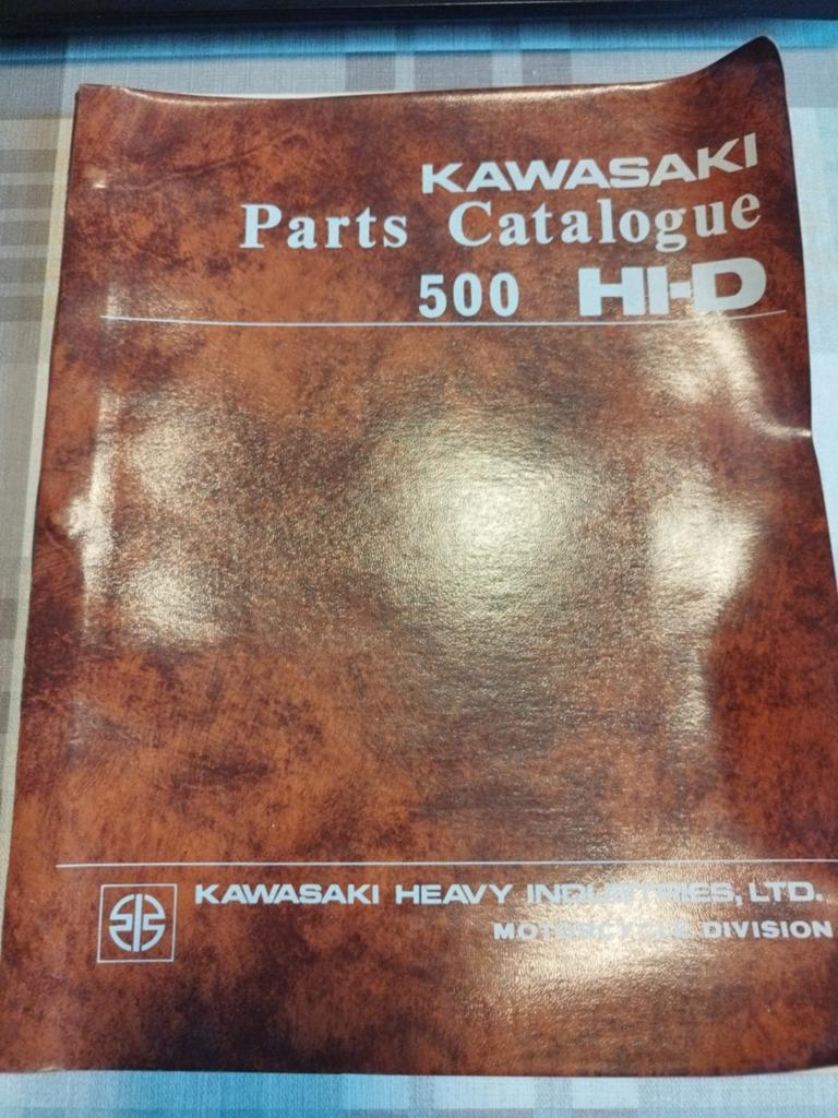 Kawasaki 500 H1- D Parts Catalogue, Motoren, Ophalen