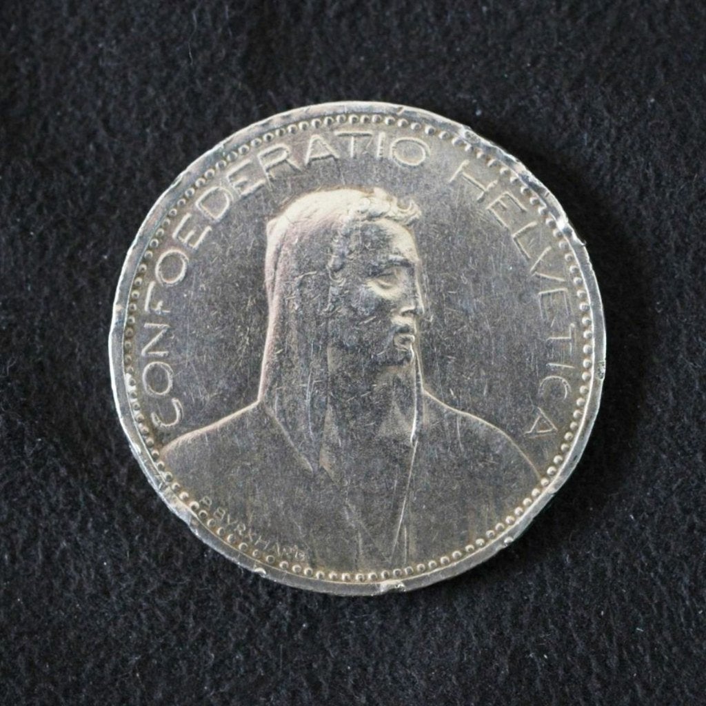 5 Zwitserse Frank 1923, zilver, Ophalen, Overige landen, Losse munt, Zilver
