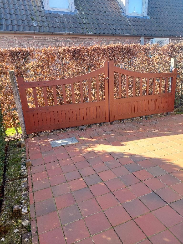tuinpoort, Tuin en Terras, Ophalen, Gebruikt, 100 tot 150 cm, Hout