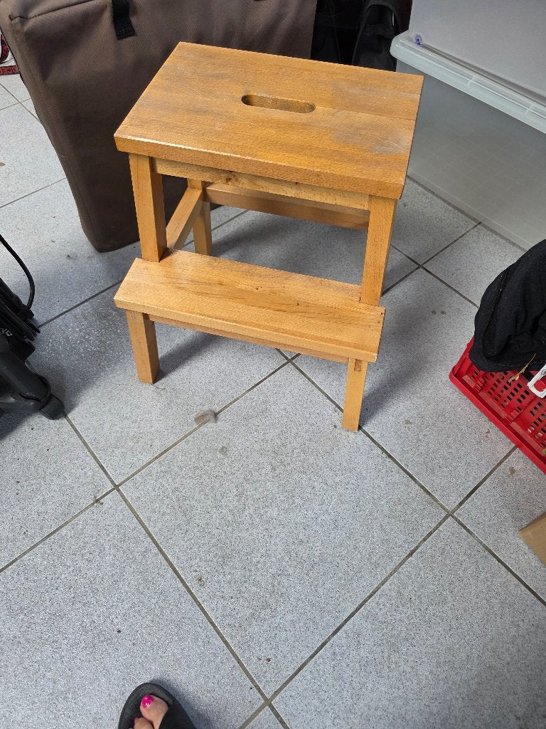 Ikea trapje, Huis en Inrichting, Ophalen, Gebruikt, Hout