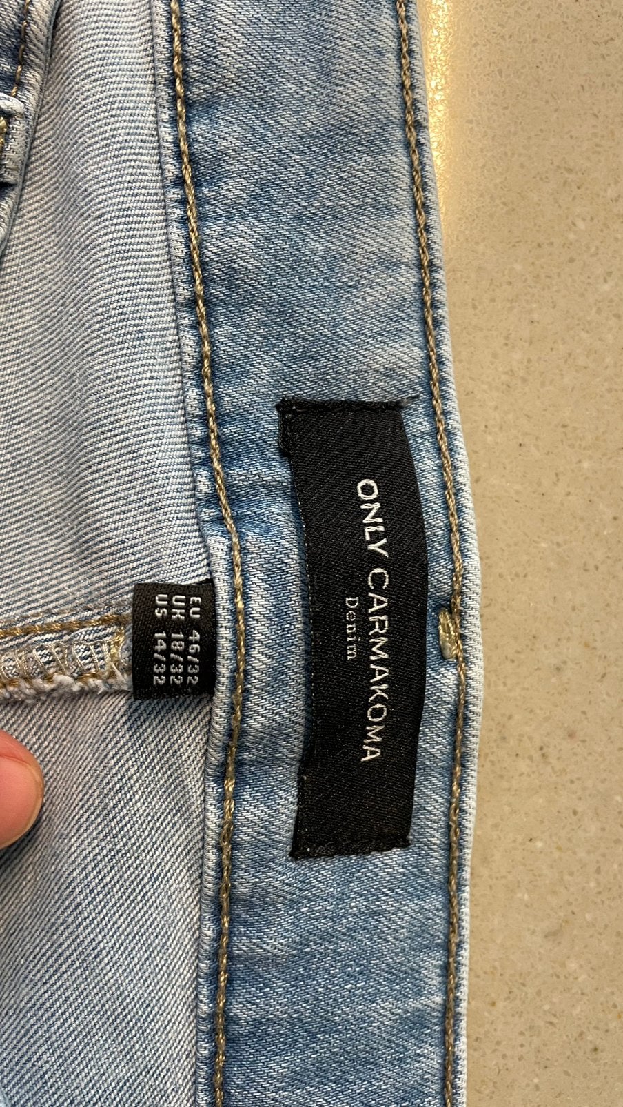 Zomerse dames jeans only carmakoma 46, Kleding | Dames, Ophalen of Verzenden, Zo goed als nieuw