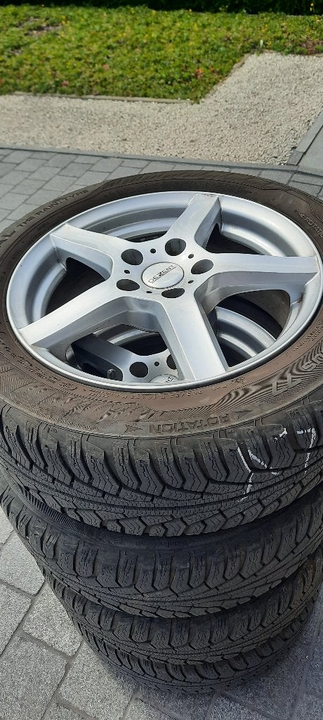 auto velgen met winterbanden, Auto-onderdelen, Ophalen, Overige, Velg(en), Winterbanden