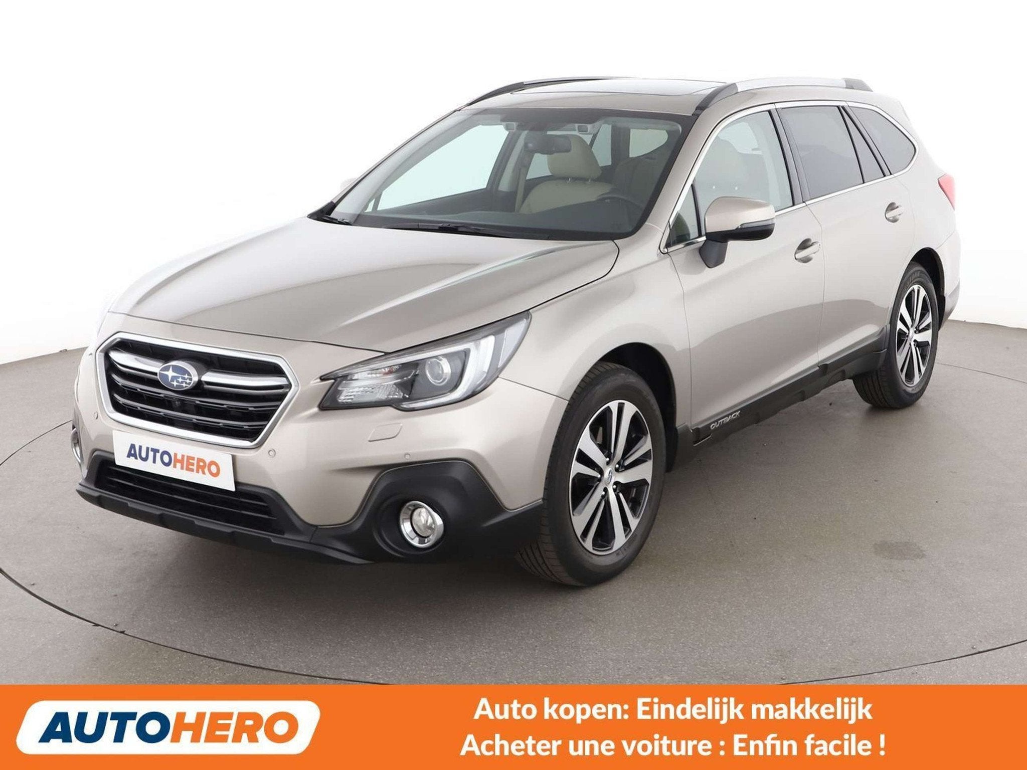 Subaru Outback 2.5 Premium (bj 2021, automaat), Auto's, Automaat, 2498 cc, Leder, Adaptive Cruise Control