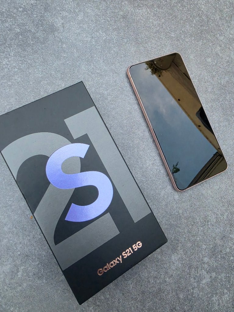 Samsung S21  128 GB  5G, Telecommunicatie, Ophalen, Gebruikt, Paars, 128 GB