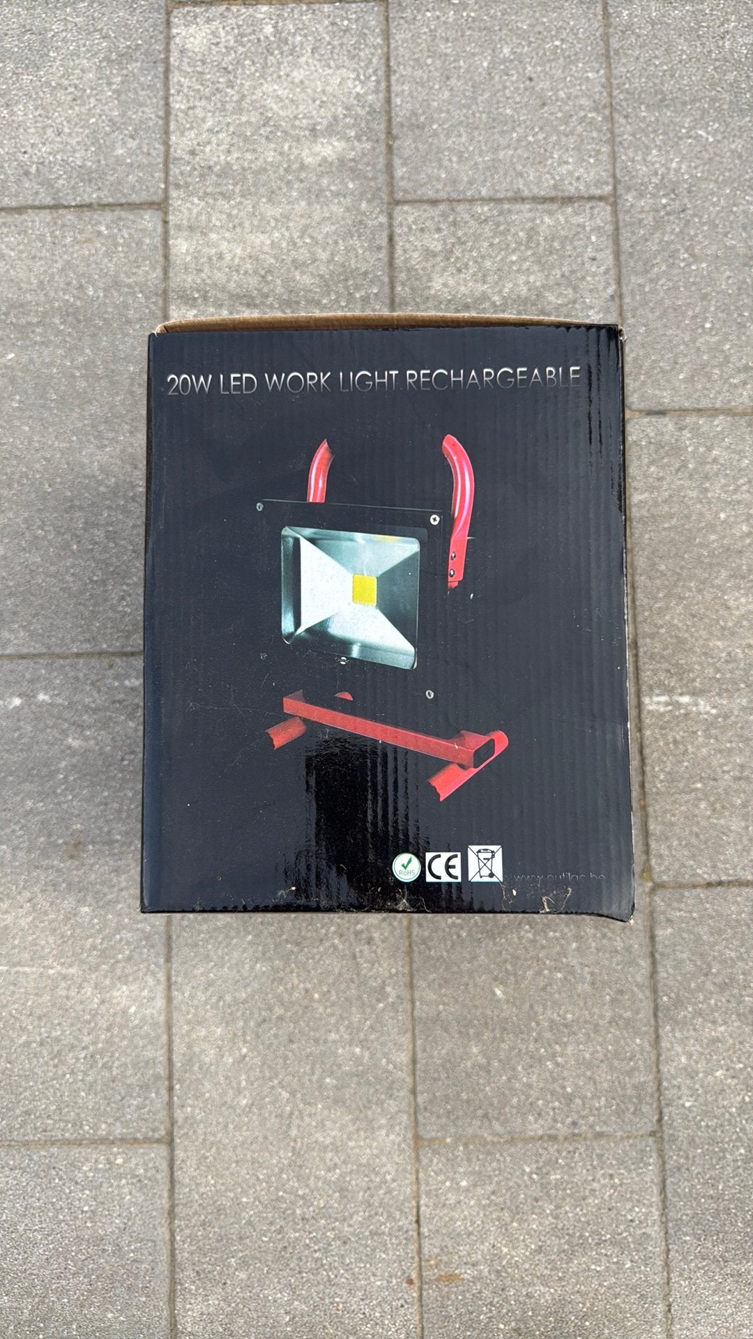 Lampe de travail LED 20W rechargeable, Enlèvement ou Envoi, Neuf, Moins de 50 watts, Avec pied