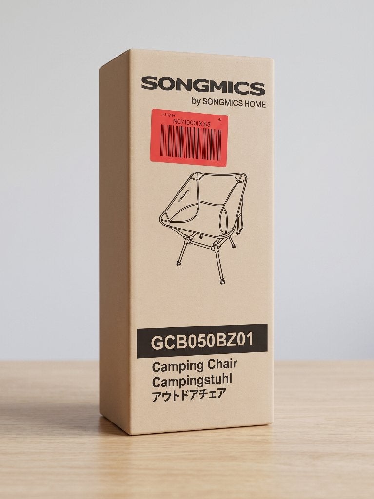SONGMICS opvouwbare campingstoel – model GCB050BZ01., Caravans en Kamperen, Kampeermeubelen, Ophalen of Verzenden, Nieuw, Campingstoel