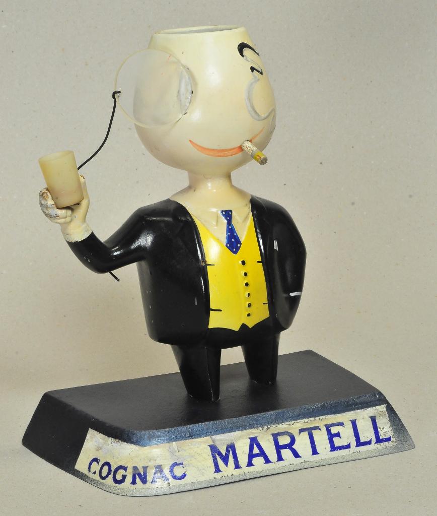 PLV GOGNAC MARTELL vers 1960 plâtre buste, Envoi