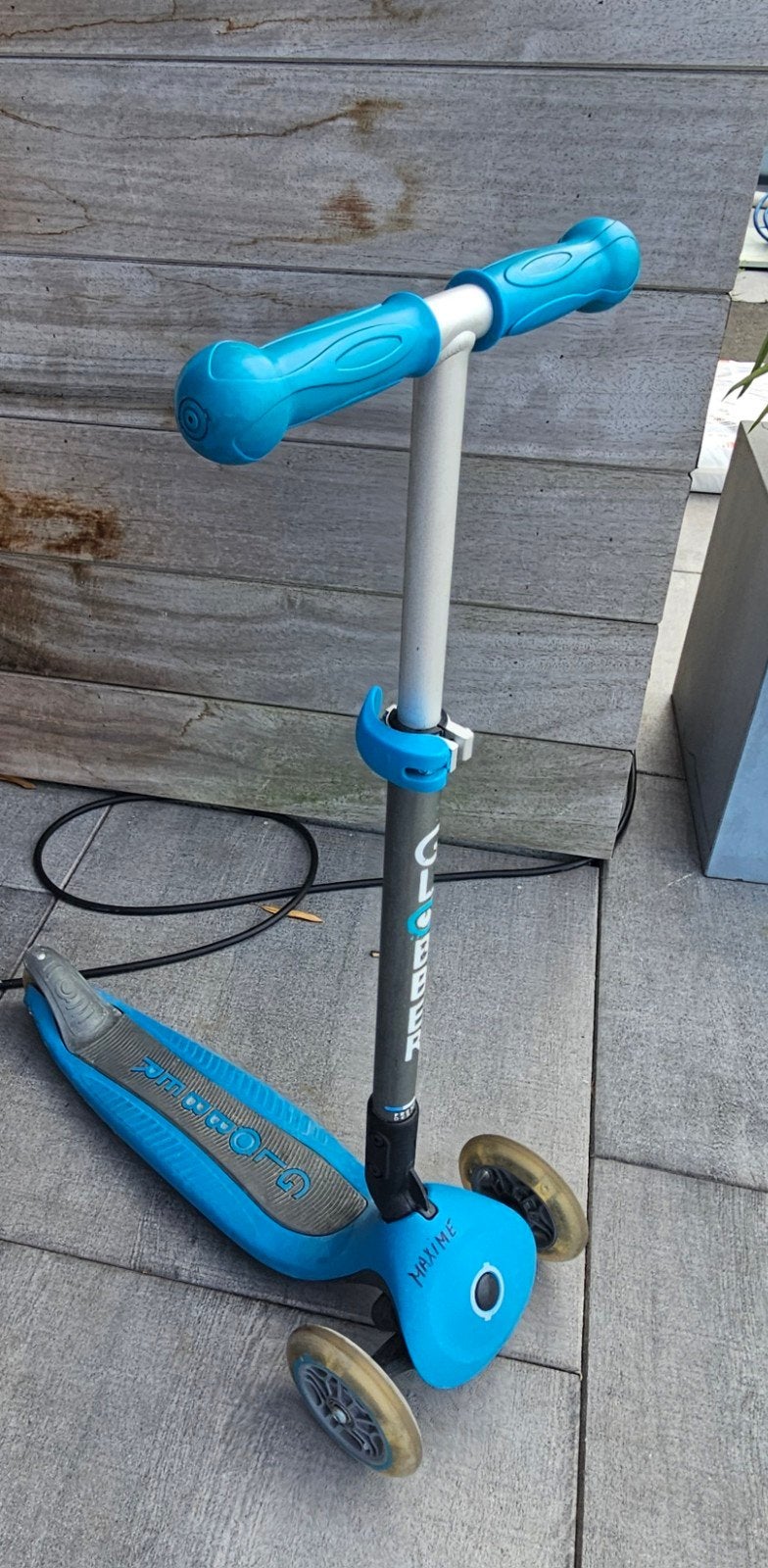 Step 3-6 jaar met lichtjes in de wielen, Fietsen en Brommers, Steps, Gebruikt, Gewone step, Ophalen