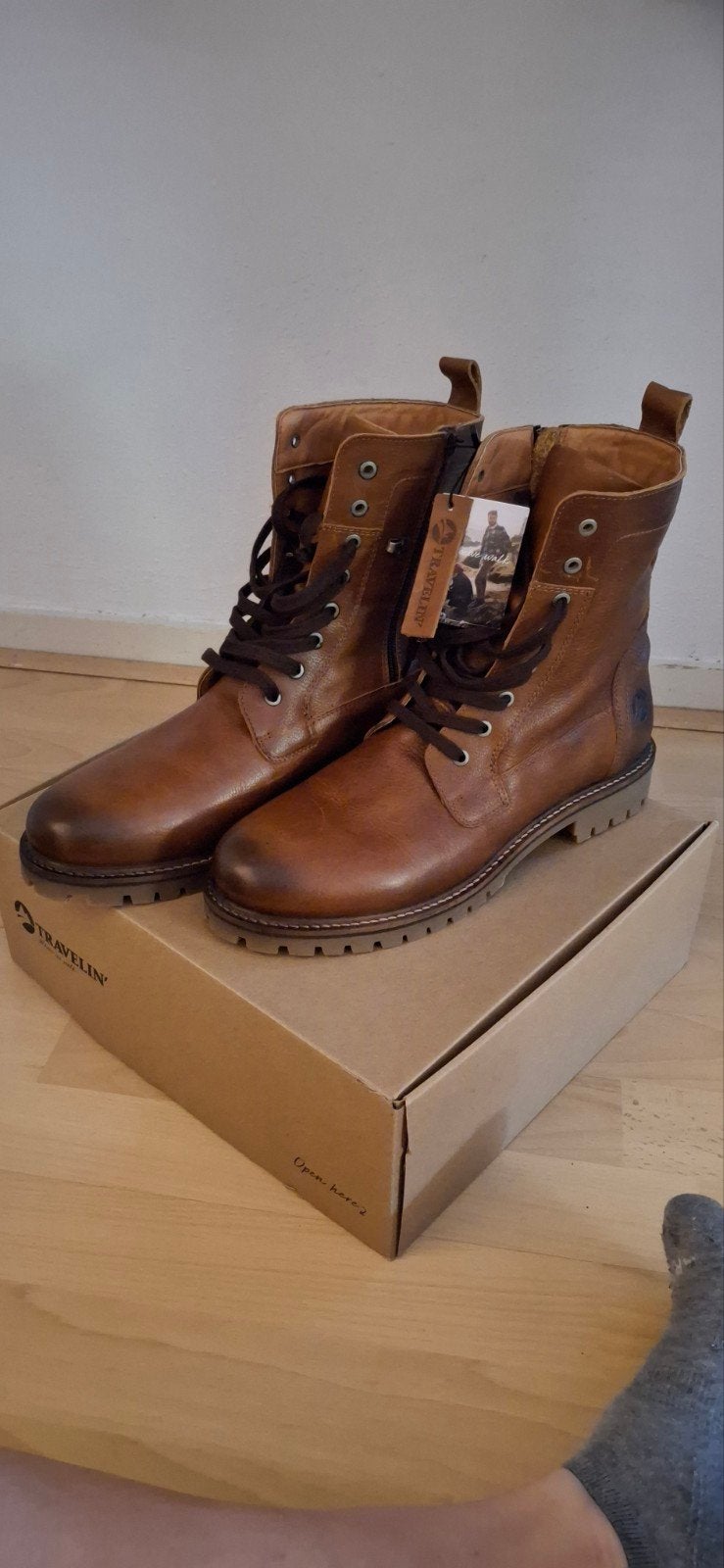Travelin' heren veterboots – maat 46 – nieuw, Vêtements | Hommes, Chaussures, Enlèvement ou Envoi, Bottes