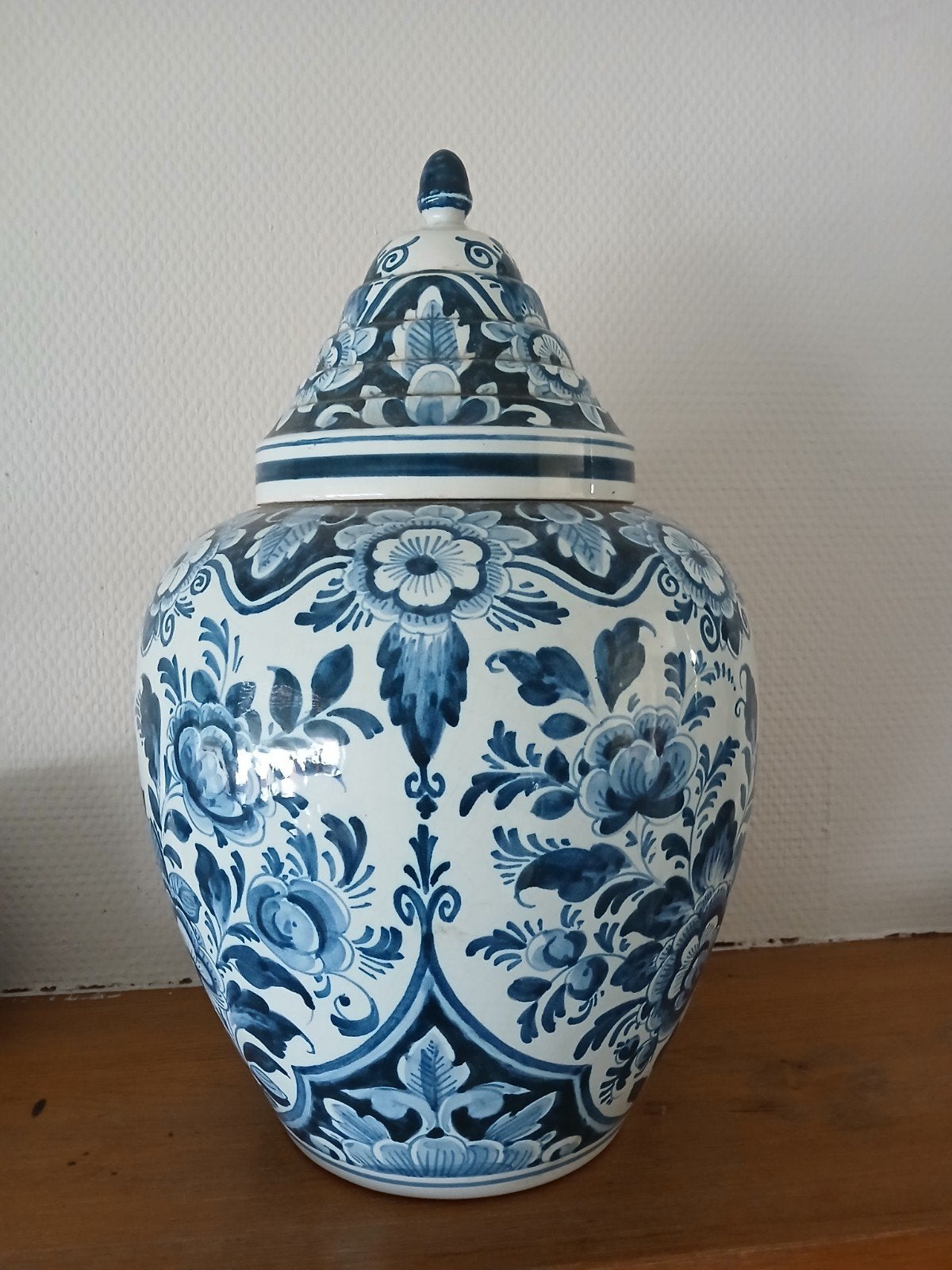 Dekselvaas Delfts Blauw, Ophalen