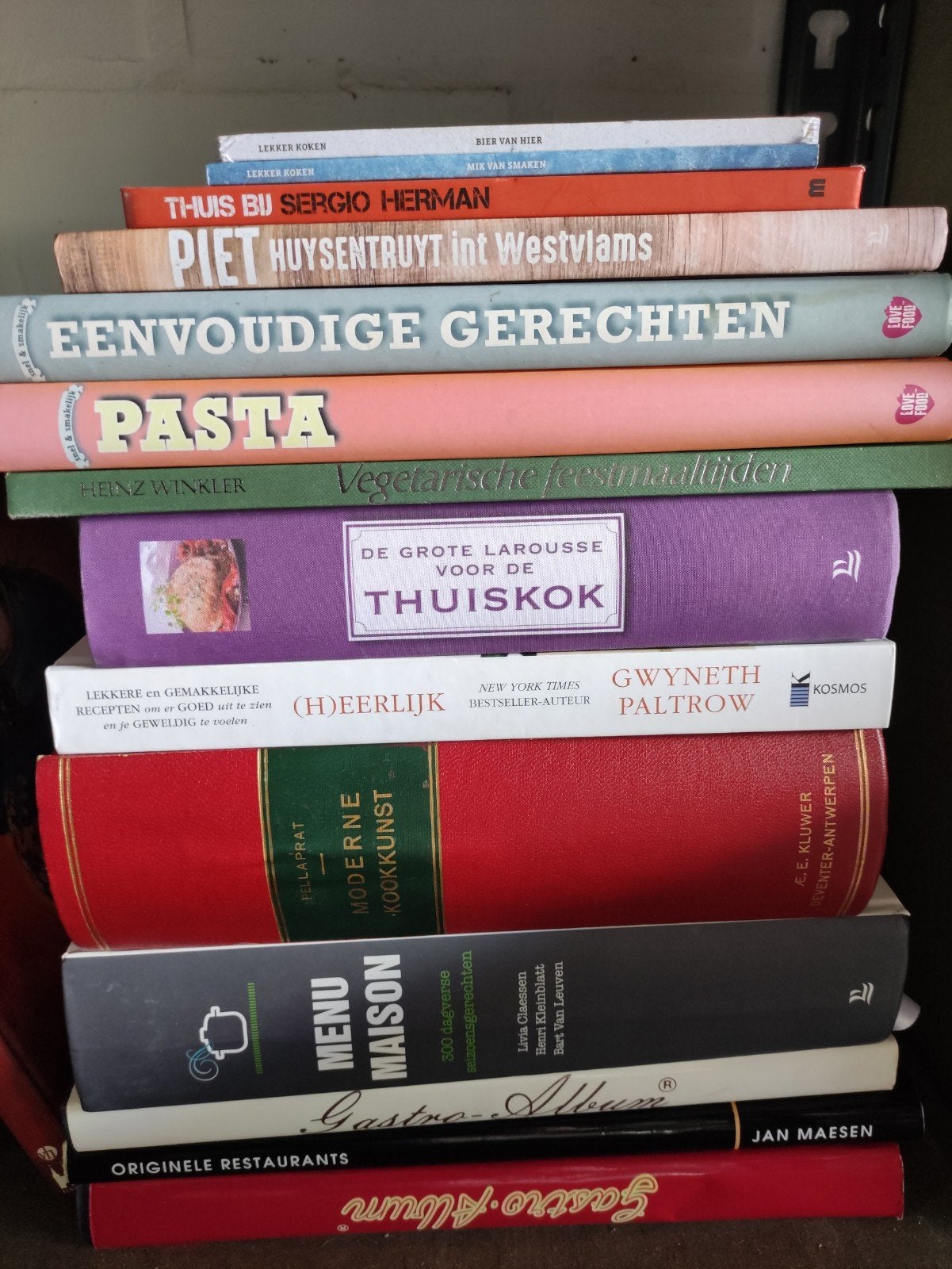OPRUIMKOOPJE: 14 eten en drinken - degelijke kookboeken, Ophalen of Verzenden
