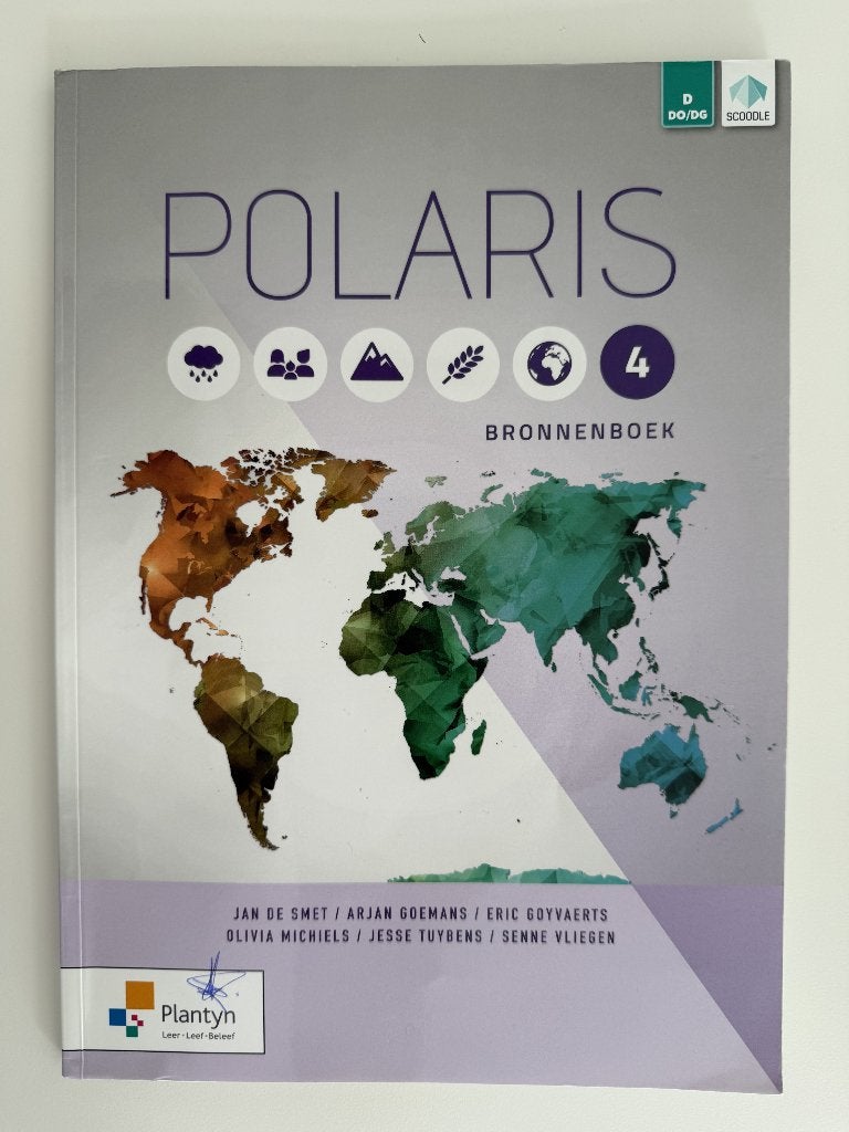 Polaris Bronnenboek 4, Gelezen, ASO, Plantyn, Ophalen of Verzenden