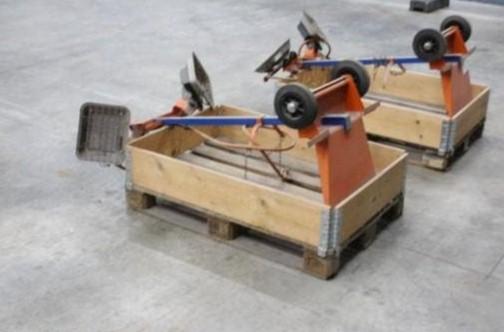 Mobiele gasverwarming op wielen, Hoog rendement (Hr), Kachel, 150 cm of meer, Ophalen of Verzenden