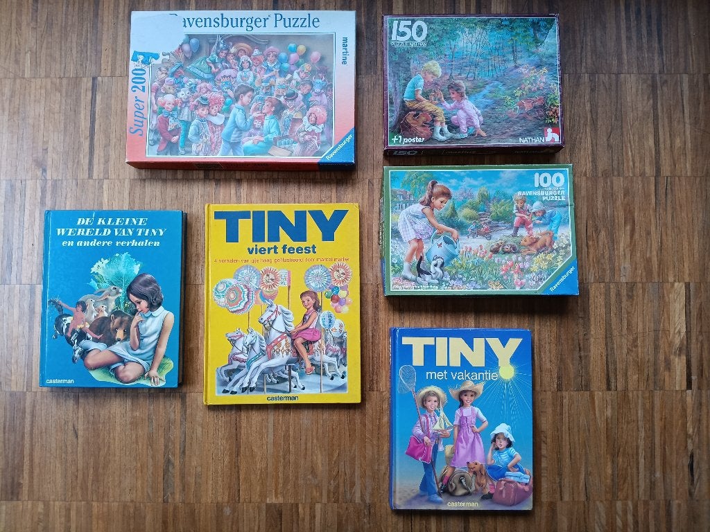 Nostalgische set Tiny, Verzamelen, Speelgoed, Zo goed als nieuw, Ophalen of Verzenden