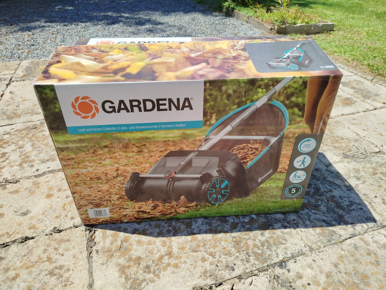 Appareil à effeuiller Gardena, Enlèvement