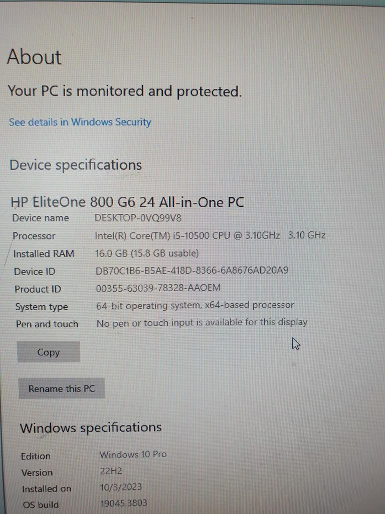 HP Elite All-in-One Desktop I5, Ophalen, Nieuw, HP, Gaming