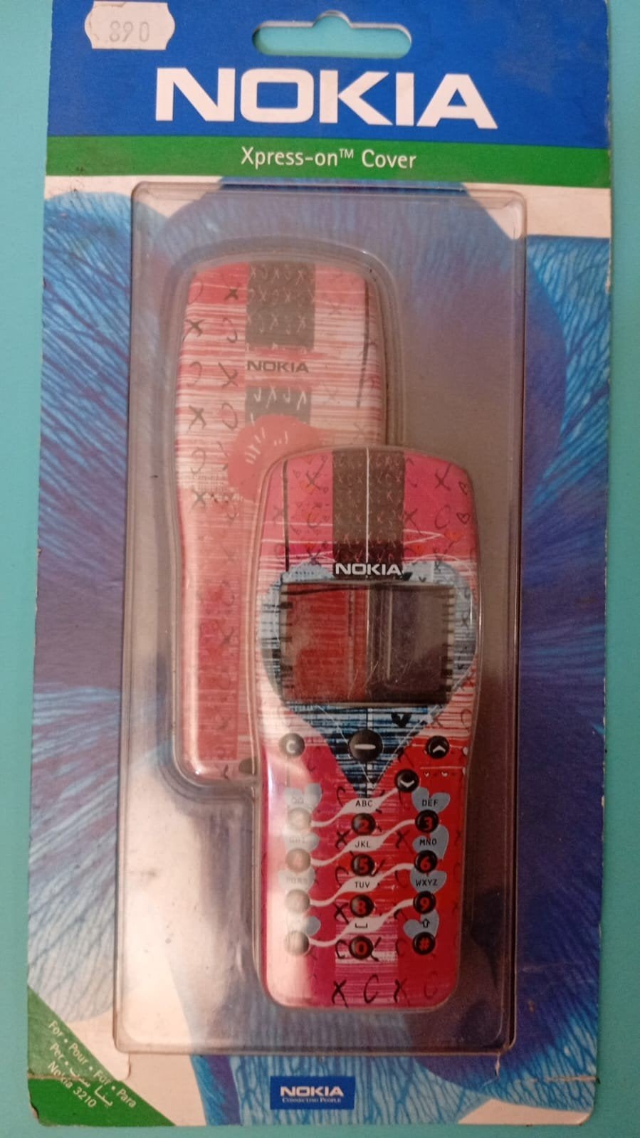 Origineel Nokia Xpress-on hoesje met abstract patroon - Ni, Telecommunicatie, Nieuw, Frontje of Cover
