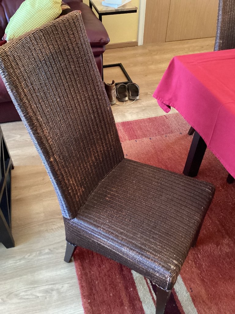 Stoelen Loom The House of roses, Maison & Meubles, Chaises, Brun, Enlèvement, Osier ou Rotin, Cinq, Six Chaises ou plus