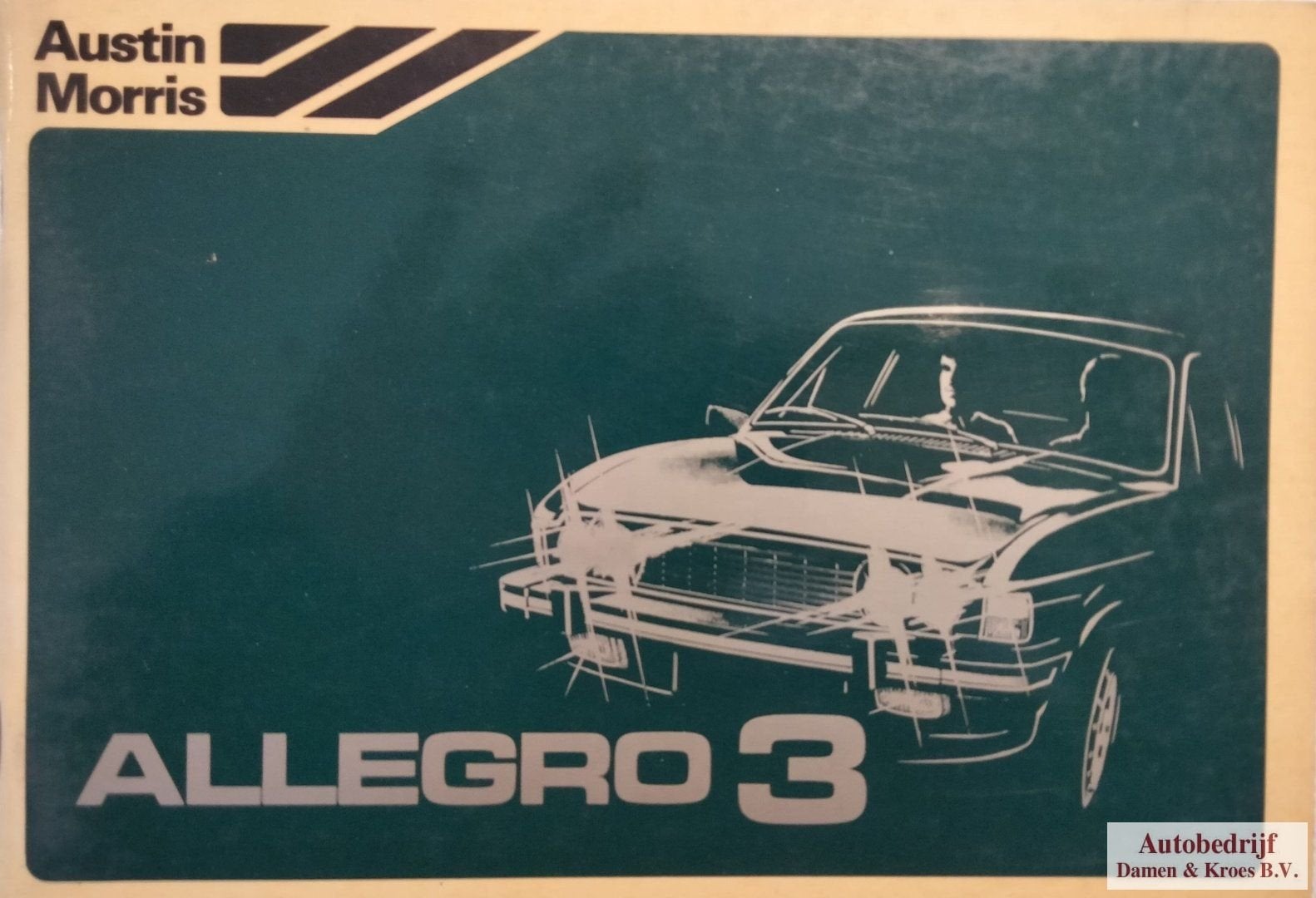 Handboek Austin Morris Allegro 3 AKM4843, Enlèvement ou Envoi