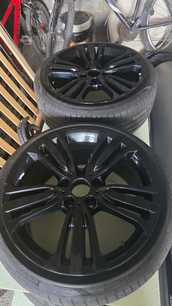 19" velgen met zomerbanden ,, Autos : Pièces & Accessoires, Enlèvement, Pneus été, Jante(s)