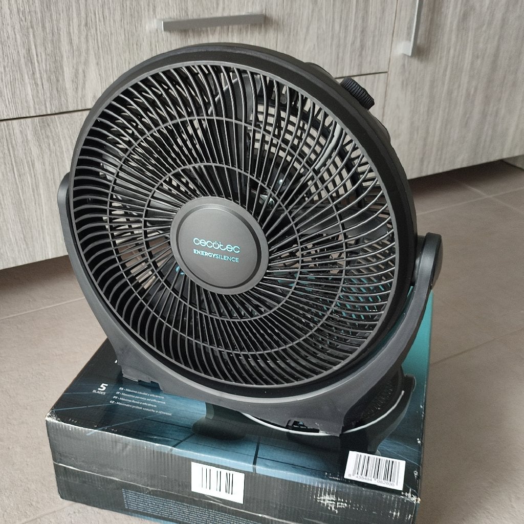 Ventilateur Cecotec 50W Ø35,6 cm comme neuf avec boîte, Enlèvement ou Envoi, Comme neuf
