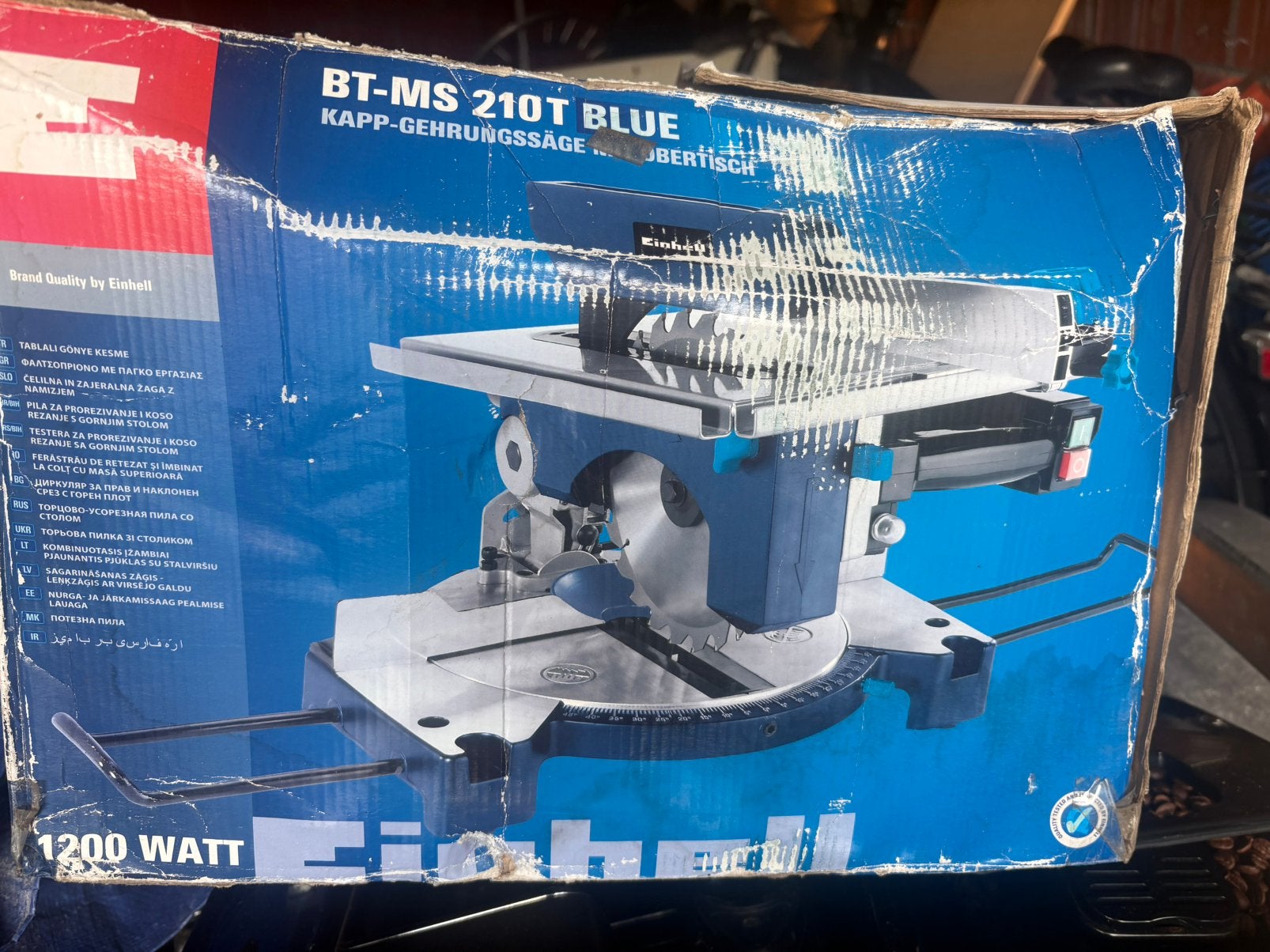 Einhell BT MS 210T, Bricolage & Construction, Enlèvement, Comme neuf