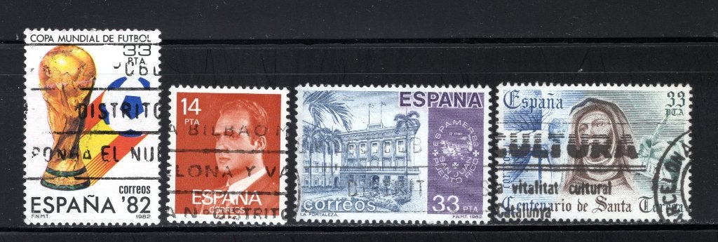 ESPAGNE Lot 1982 timbré, Envoi, Affranchi
