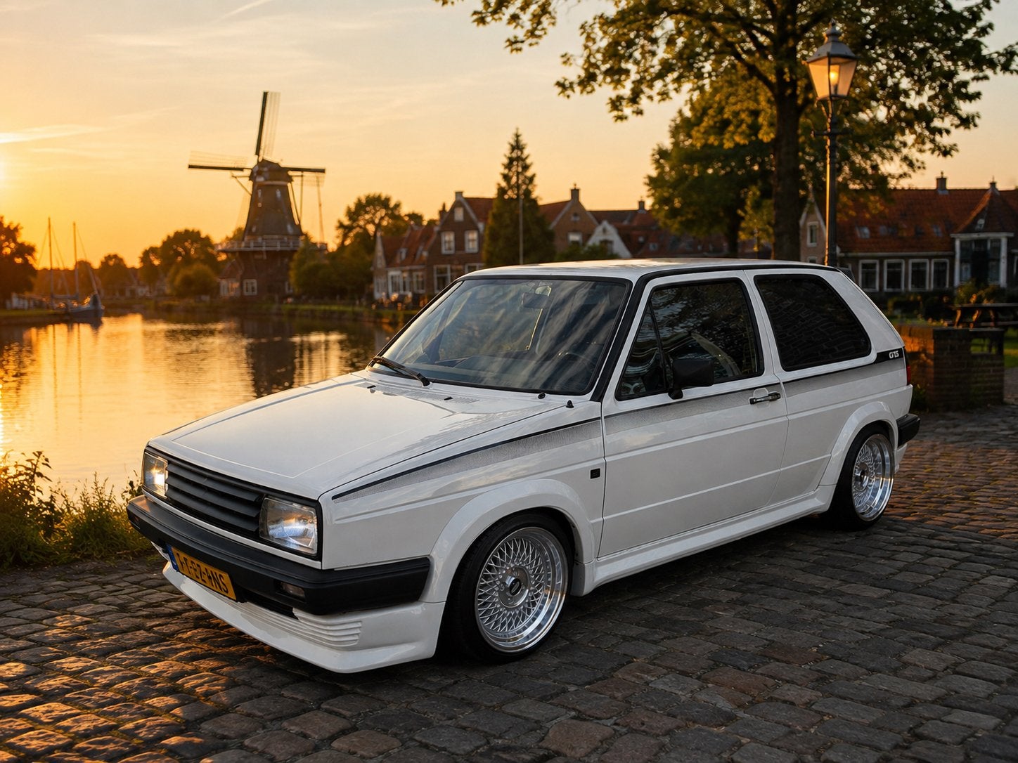 Iconische Golf 2 GTS BBS !, Achat, Boîte manuelle, Entretenue par le concessionnaire, Noir