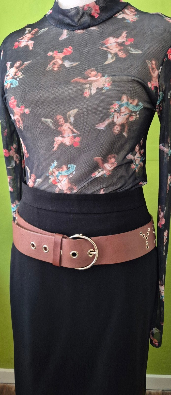 Ceinture YSL Yves Saint Laurent, Cuir véritable, Enlèvement ou Envoi, Comme neuf, Yves saint laurent