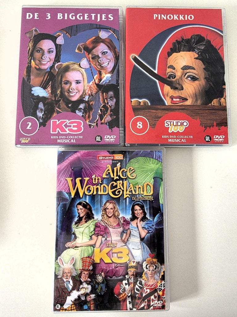 3 Musicals Studio 100, Ophalen of Verzenden