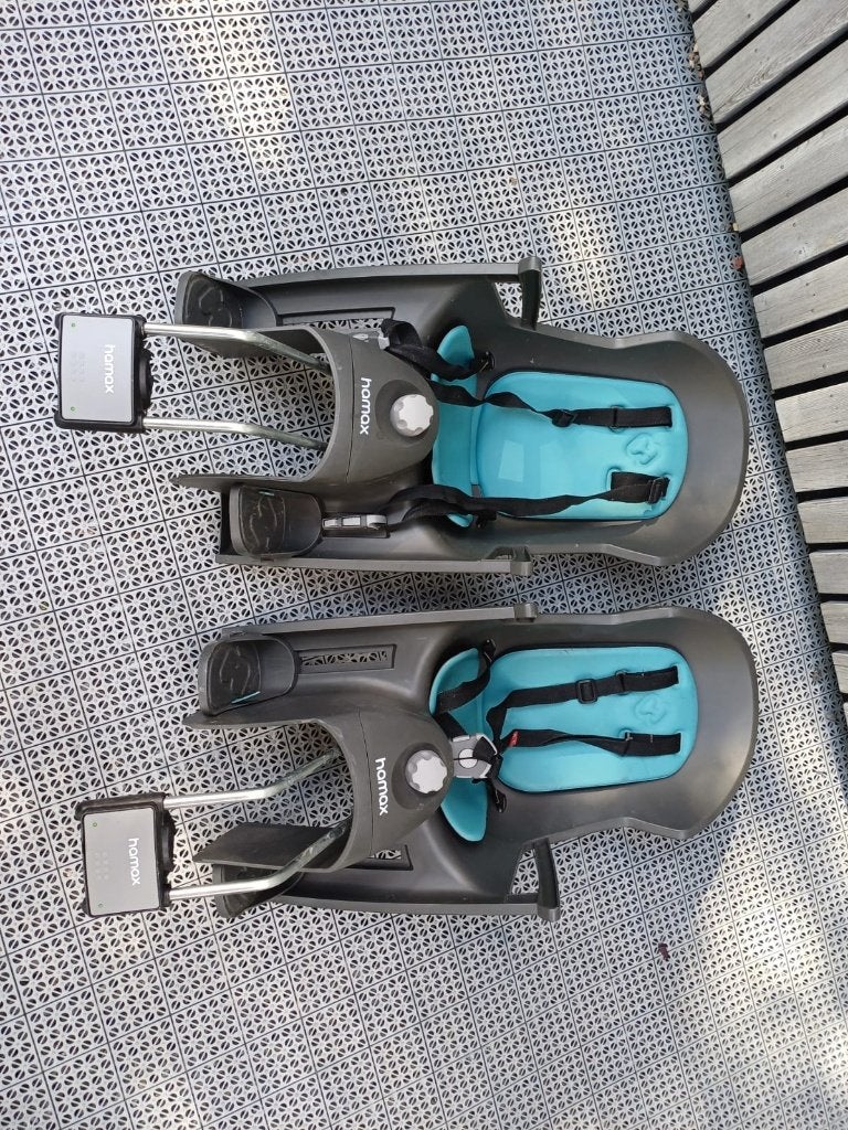2 Sièges vélo enfants, Enlèvement, Utilisé, Repose-pieds